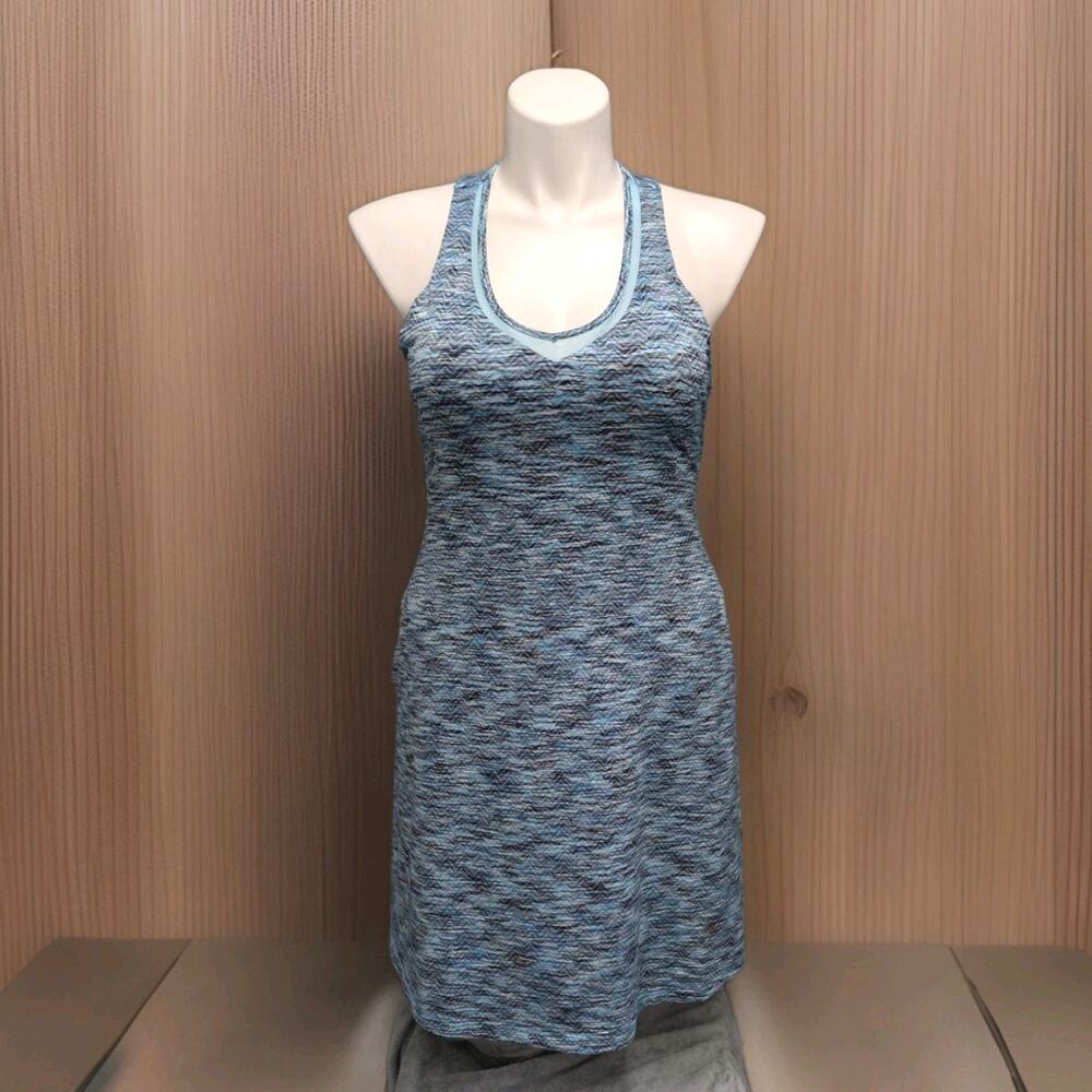 MPG Racerback Athletic Dress Built-In Shelf Bra Outdoor Activewear Pockets Large